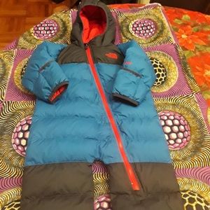 North face snow suit